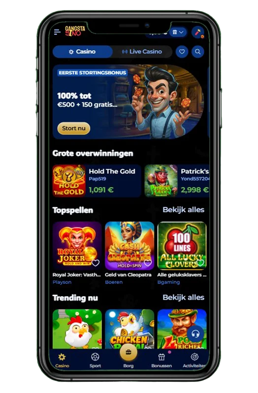 Ganstosino casino app